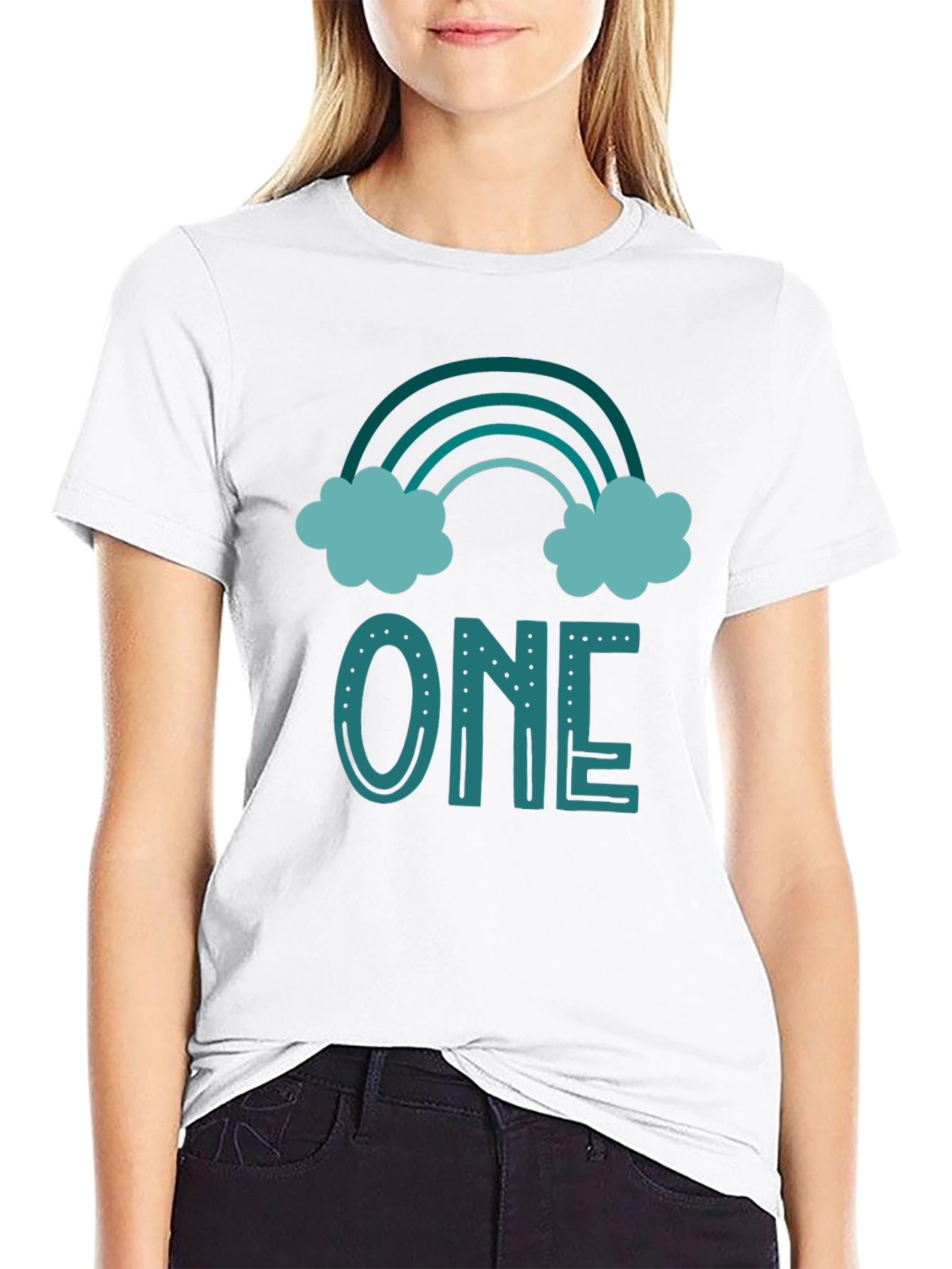 First Birthday Rainbow One T-Shirt