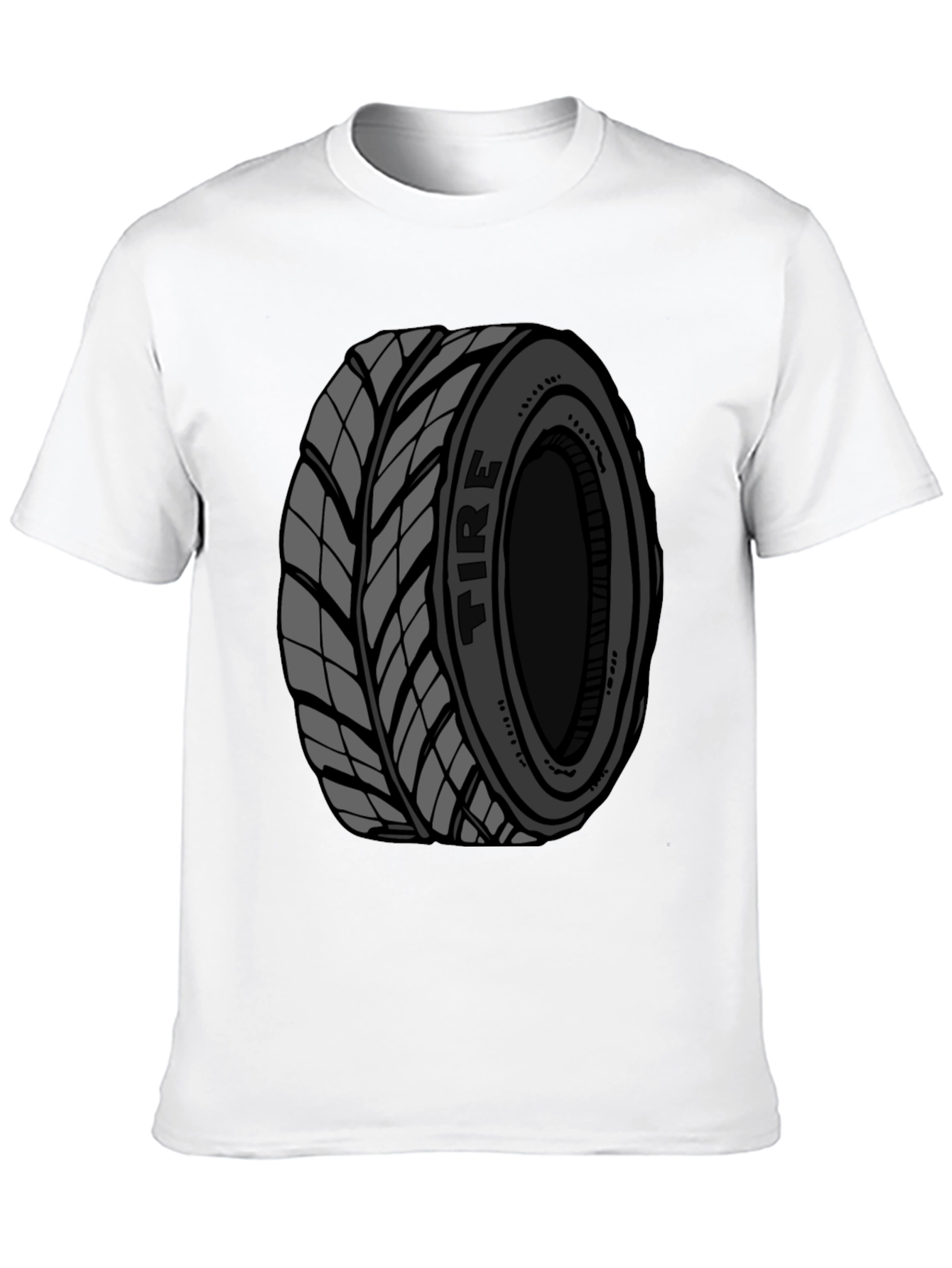 Tire Graphic Black T-Shirt