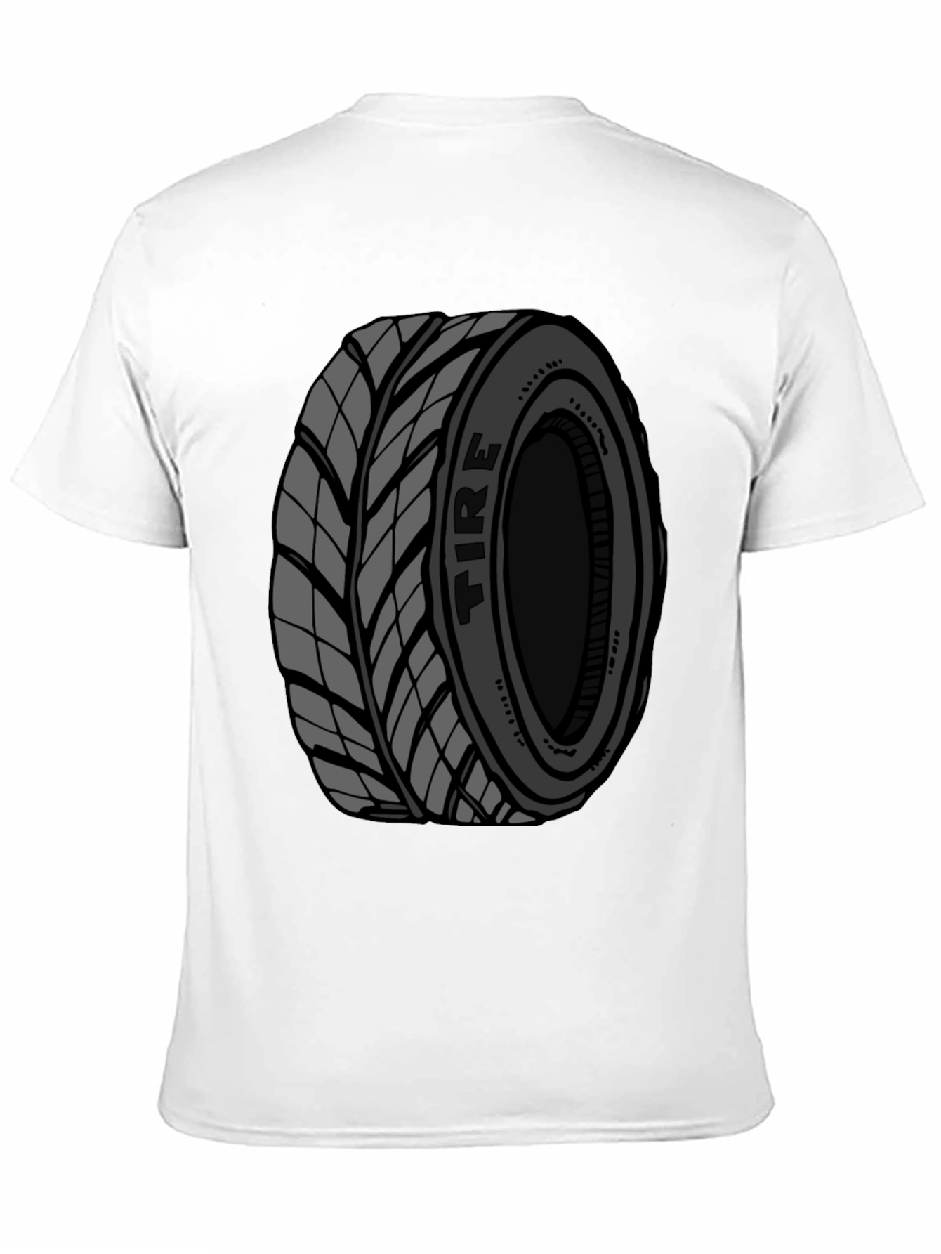 Tire Graphic Black T-Shirt