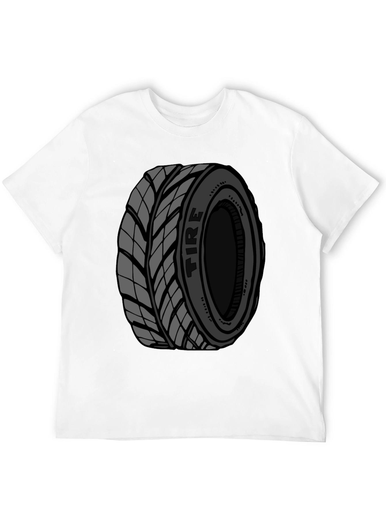 Tire Graphic Black T-Shirt