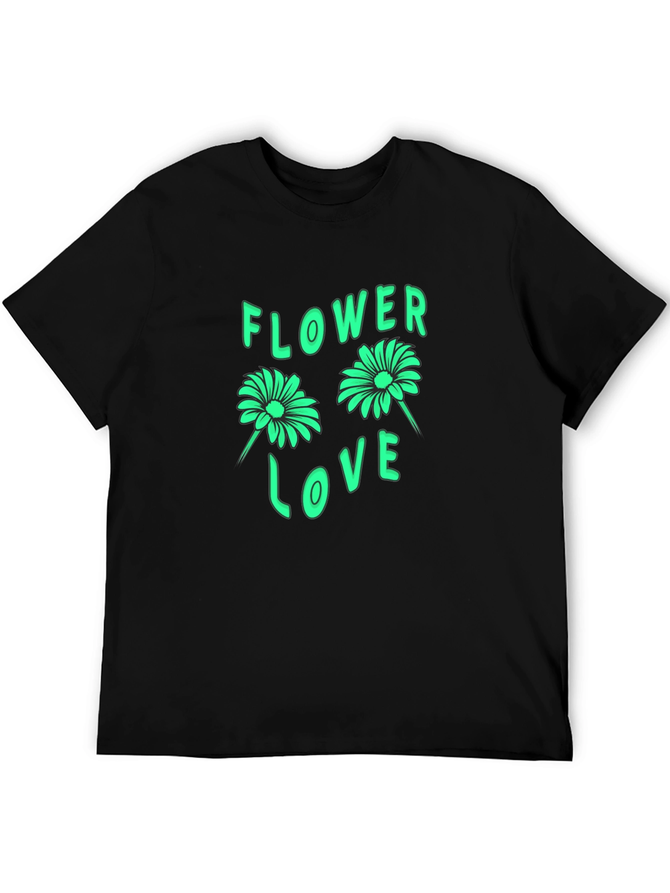Flower Love Graphic Tee - Trendy Comfort