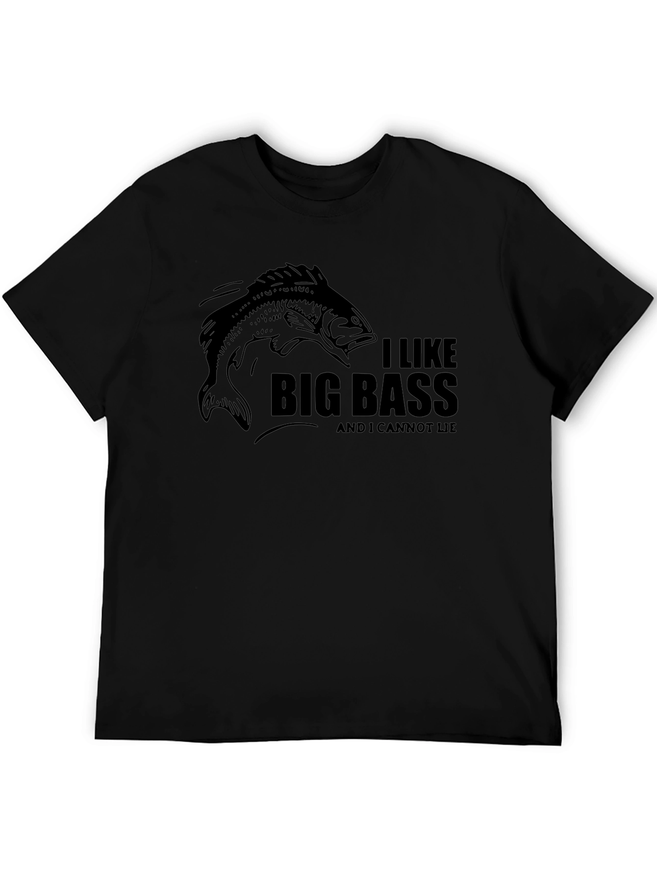I Like Big Bass T-Shirt - Funny Fishing Tee