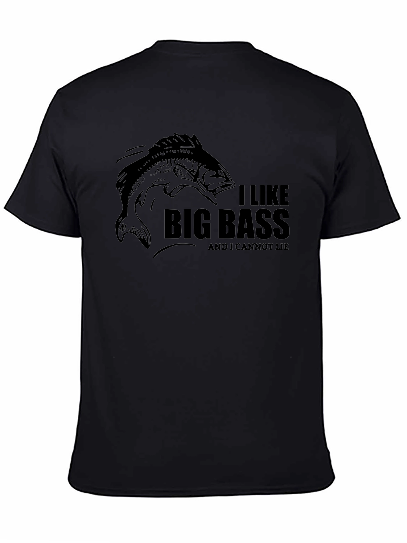 I Like Big Bass T-Shirt - Funny Fishing Tee