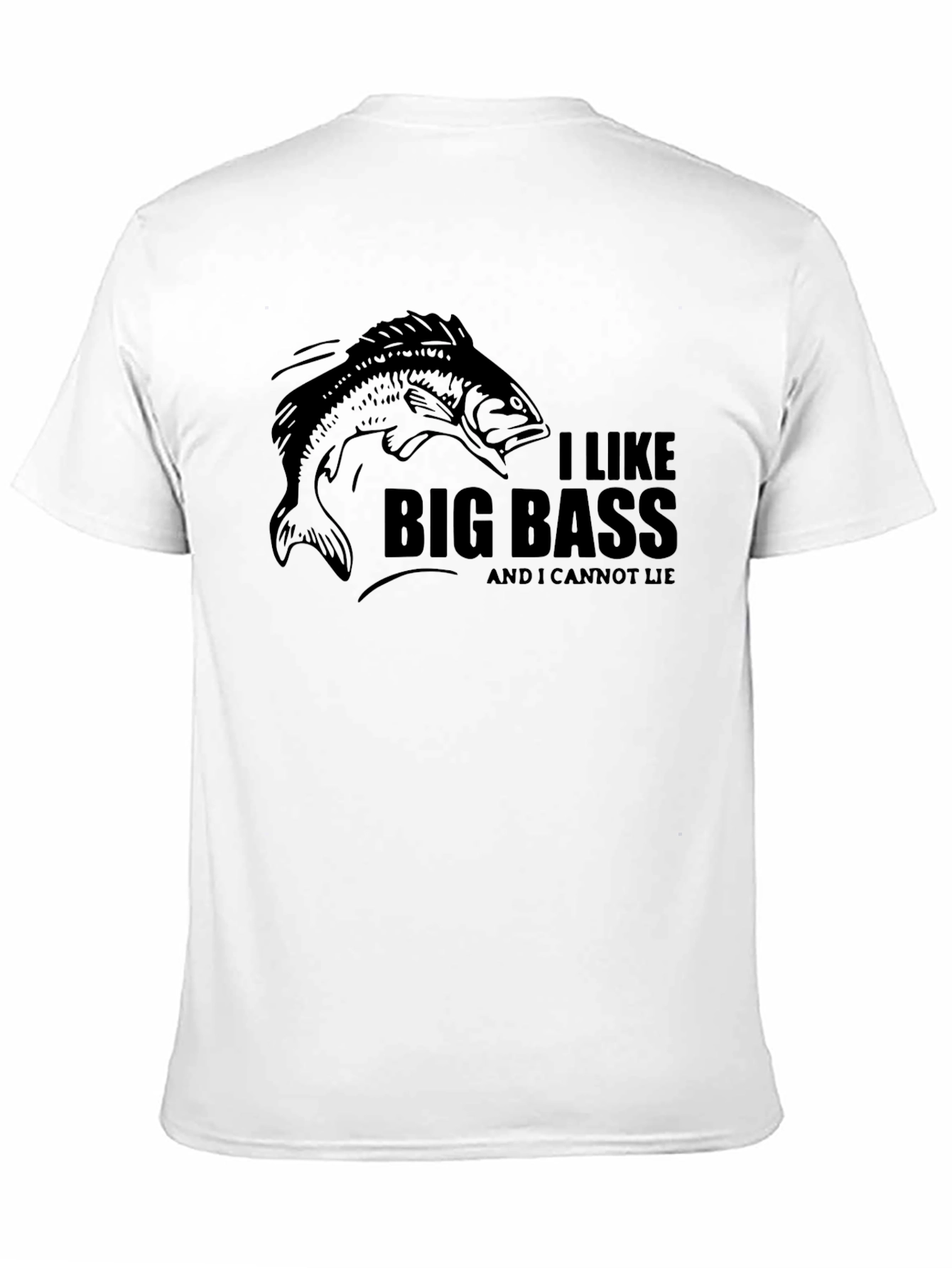 I Like Big Bass T-Shirt - Funny Fishing Tee