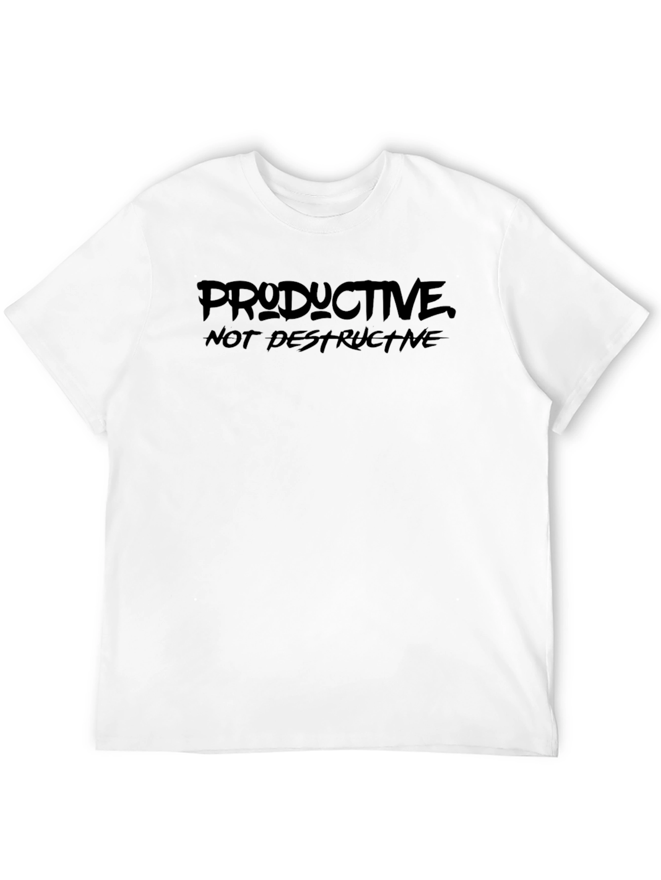 Productive Not Destructive Graphic Tee