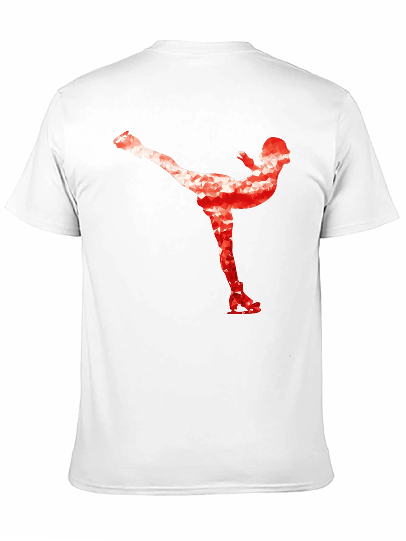 Ice Skating T-Shirt - Geometric Design