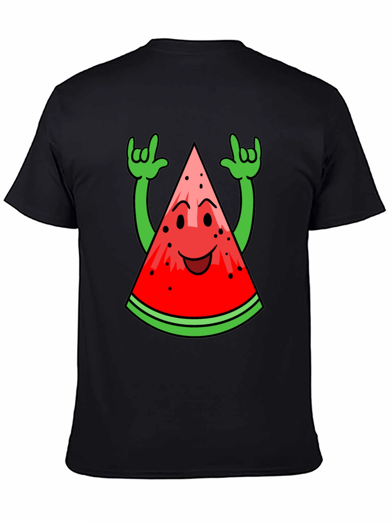 Funny Watermelon Rock On T-Shirt