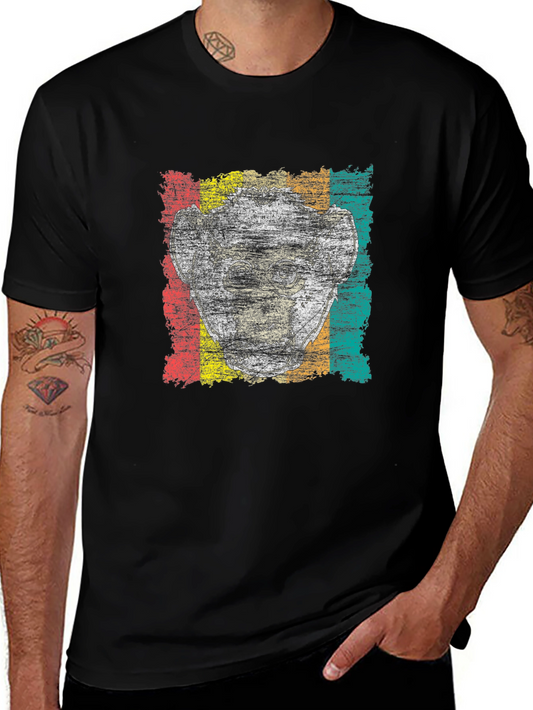 Retro Graphic Tee - Vintage Animal Design T-Shirt