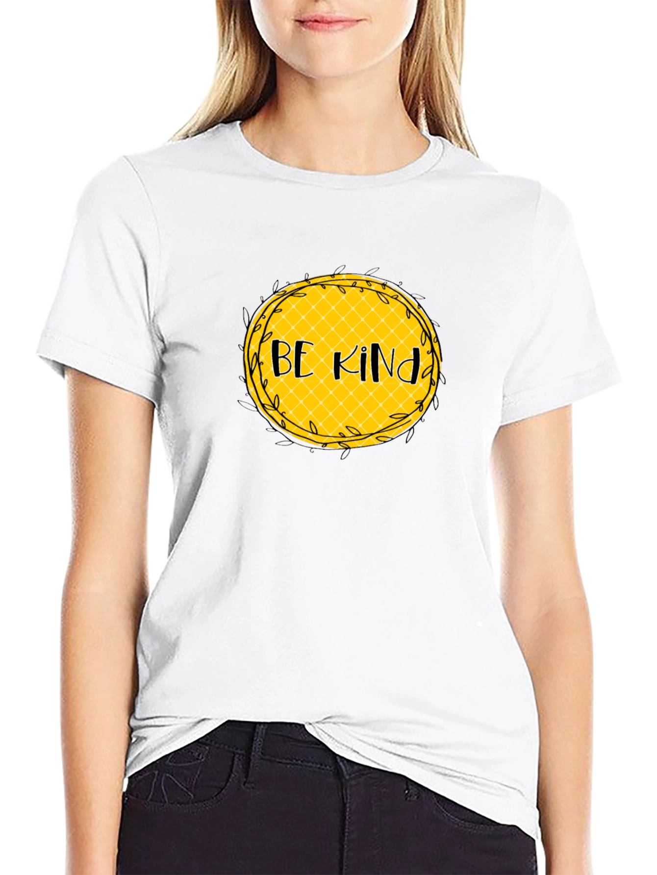 Be Kind Graphic Tee - Black