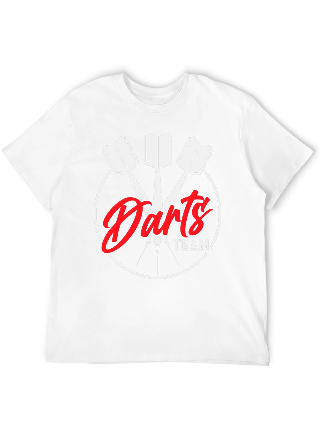 Darts Team Black T-Shirt - Sporty Casual Tee