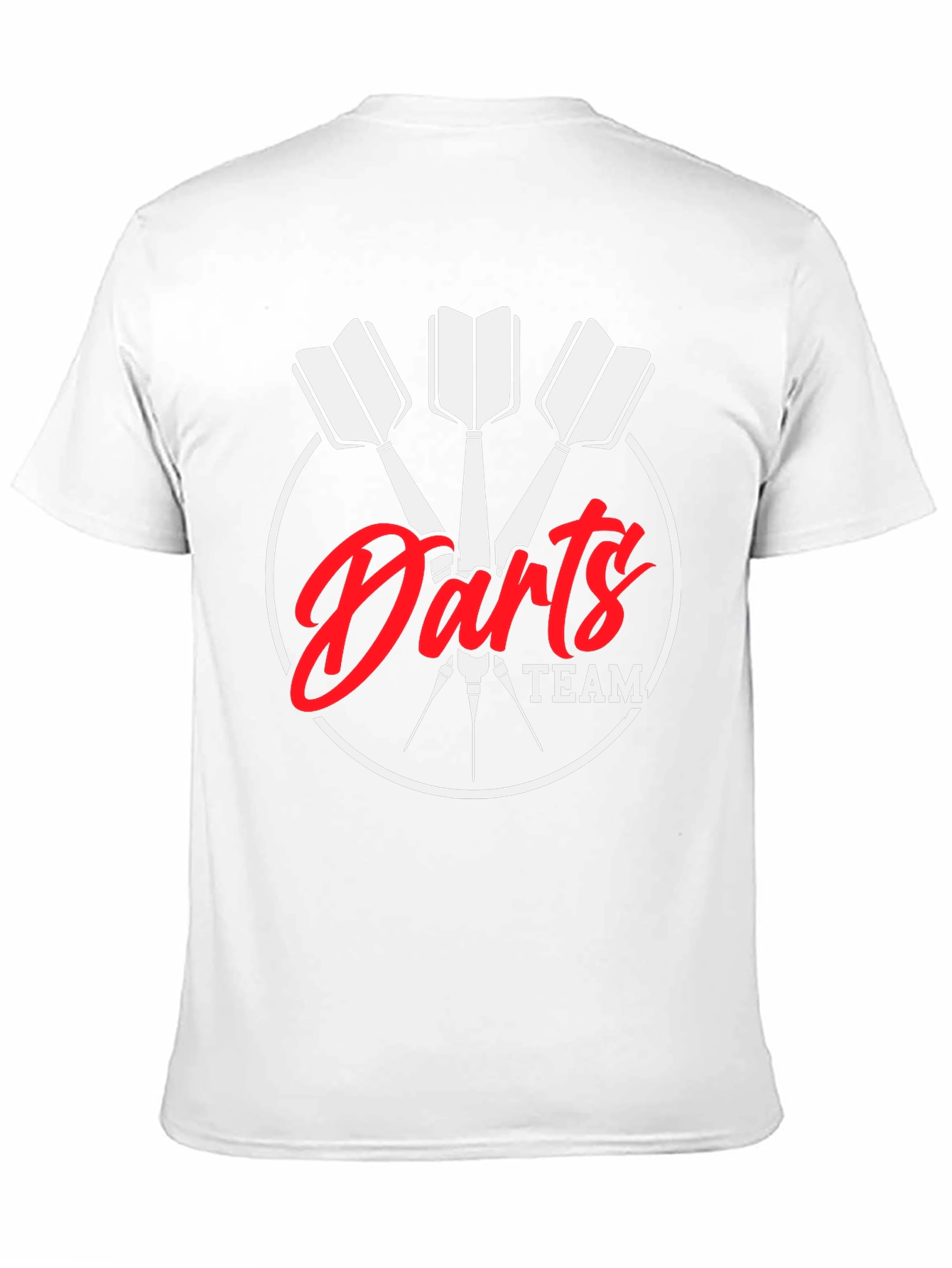 Darts Team Black T-Shirt - Sporty Casual Tee