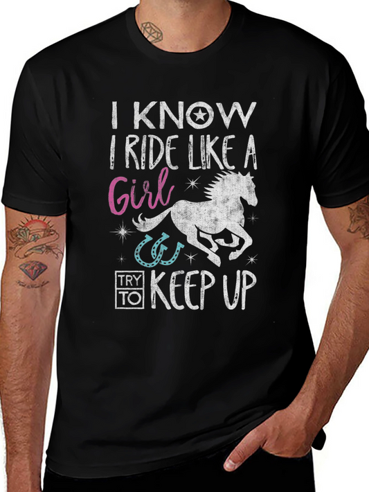 I Ride Like a Girl Graphic Tee