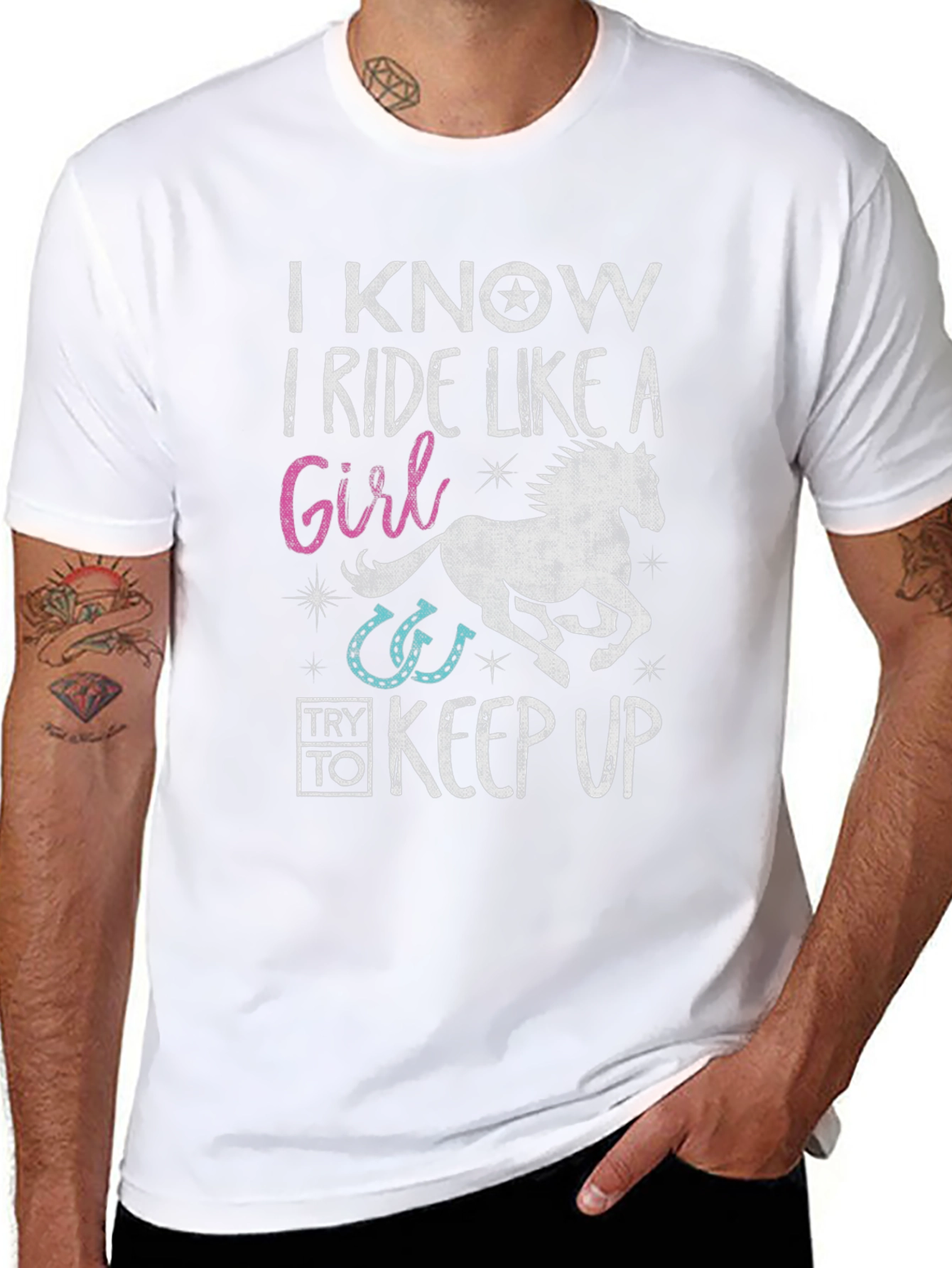 I Ride Like a Girl Graphic Tee