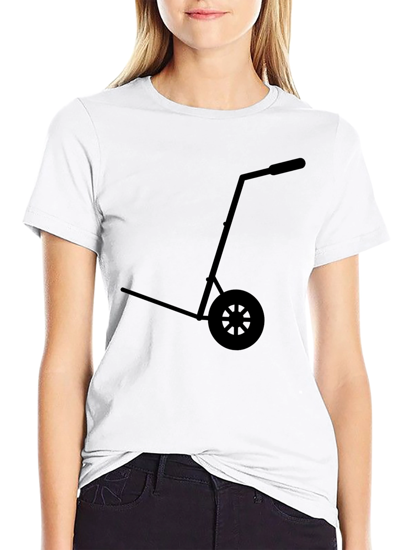 Novelty Hand Truck T-Shirt - Black Graphic Tee