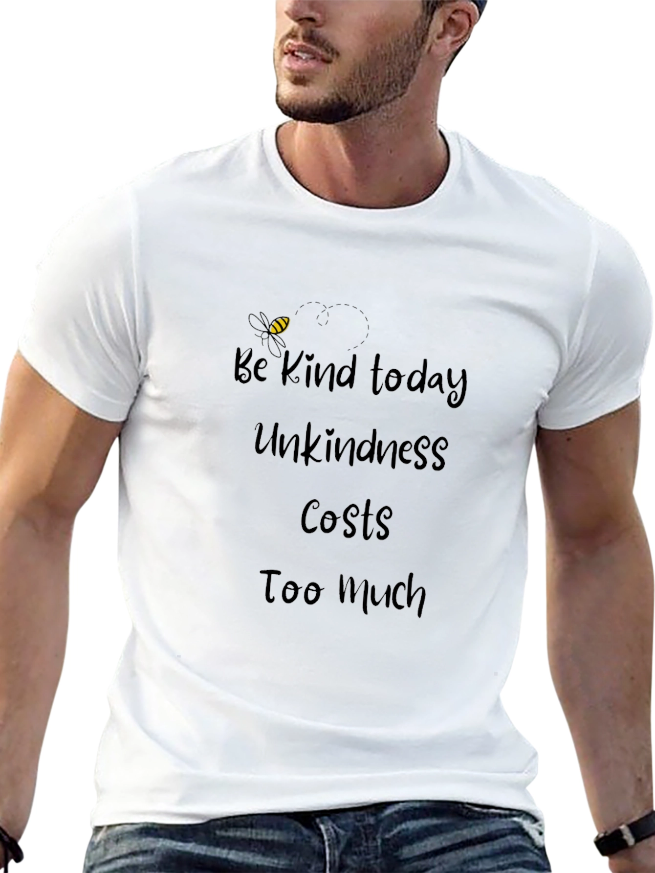 Be Kind Today Graphic Tee - Black