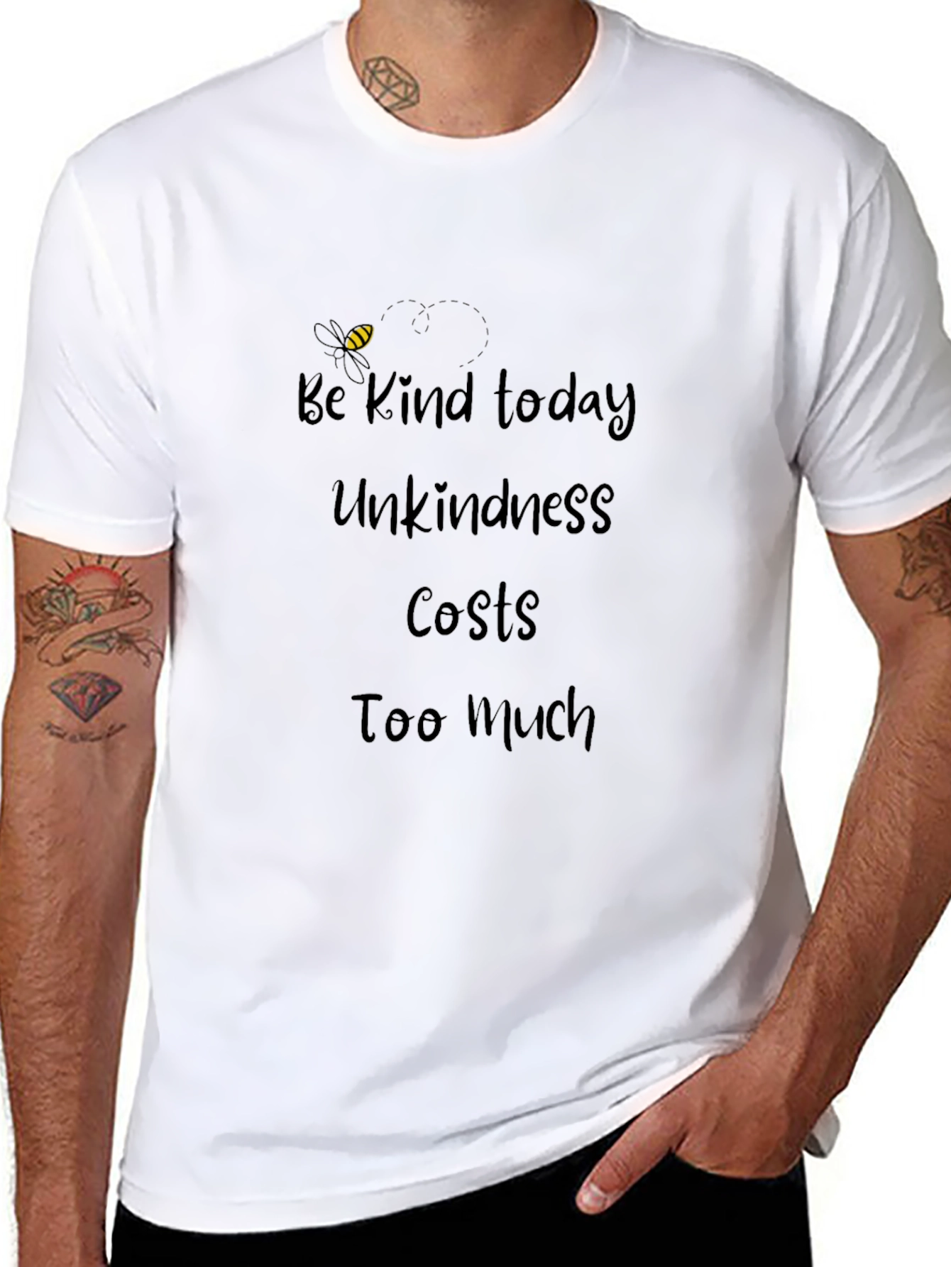 Be Kind Today Graphic Tee - Black