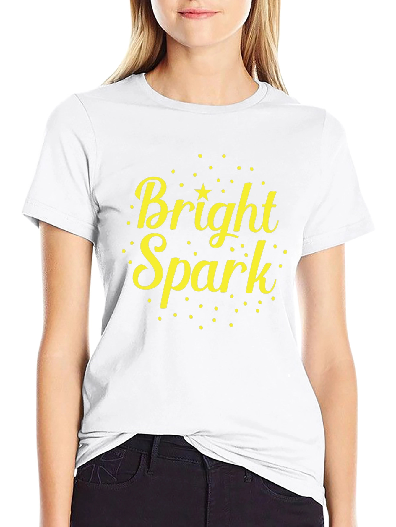 Bright Spark Graphic Tee - Soft Cotton Blend