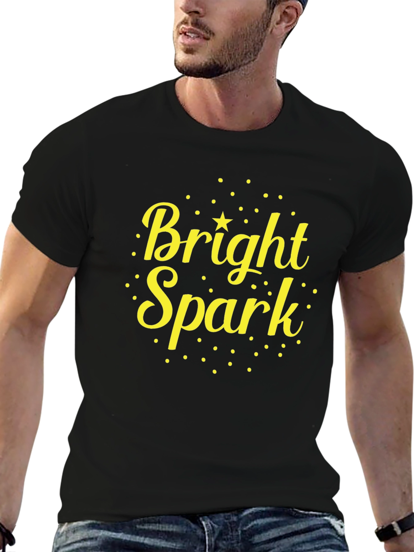 Bright Spark Graphic Tee - Soft Cotton Blend