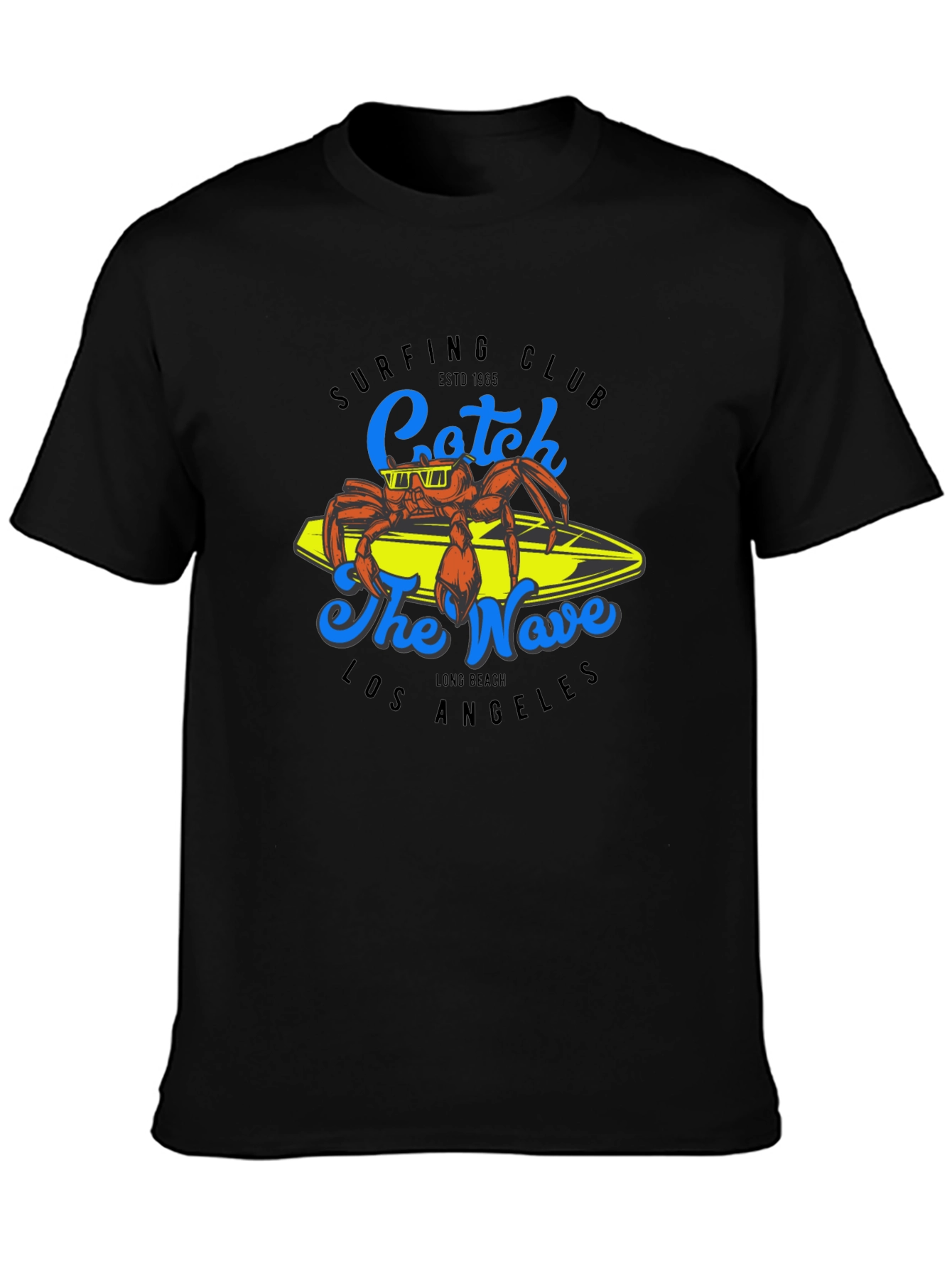 Surfing Club Crab Graphic Tee