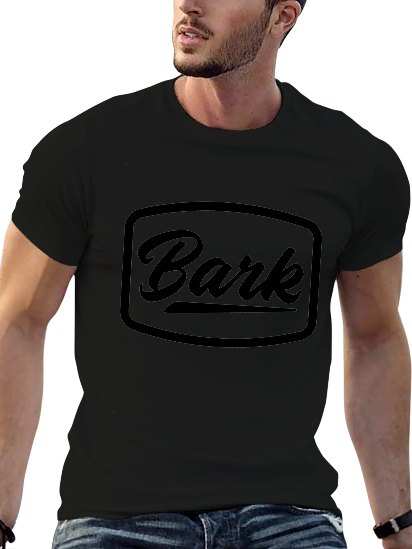 Bark Logo Graphic T-Shirt - Mens Crew Neck Tee