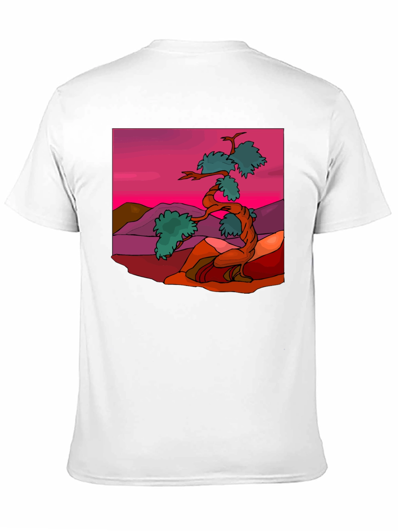Zen Bonsai Tree Graphic Tee