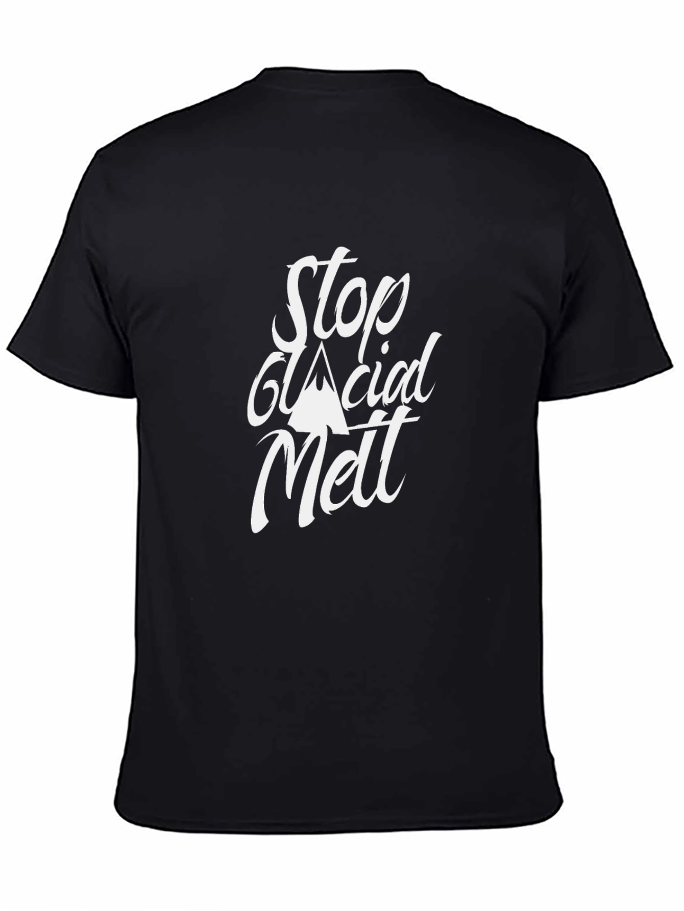 Stop Glacial Melt Black T-Shirt