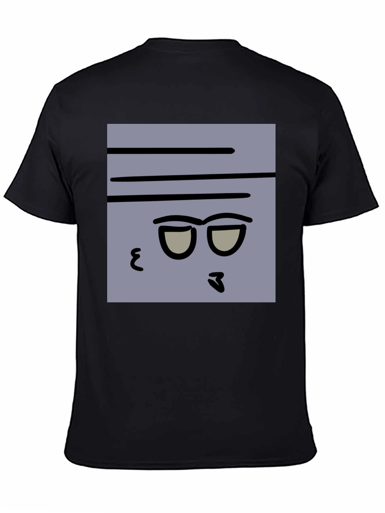 Funny Face Graphic Tee - Mens Black T-Shirt