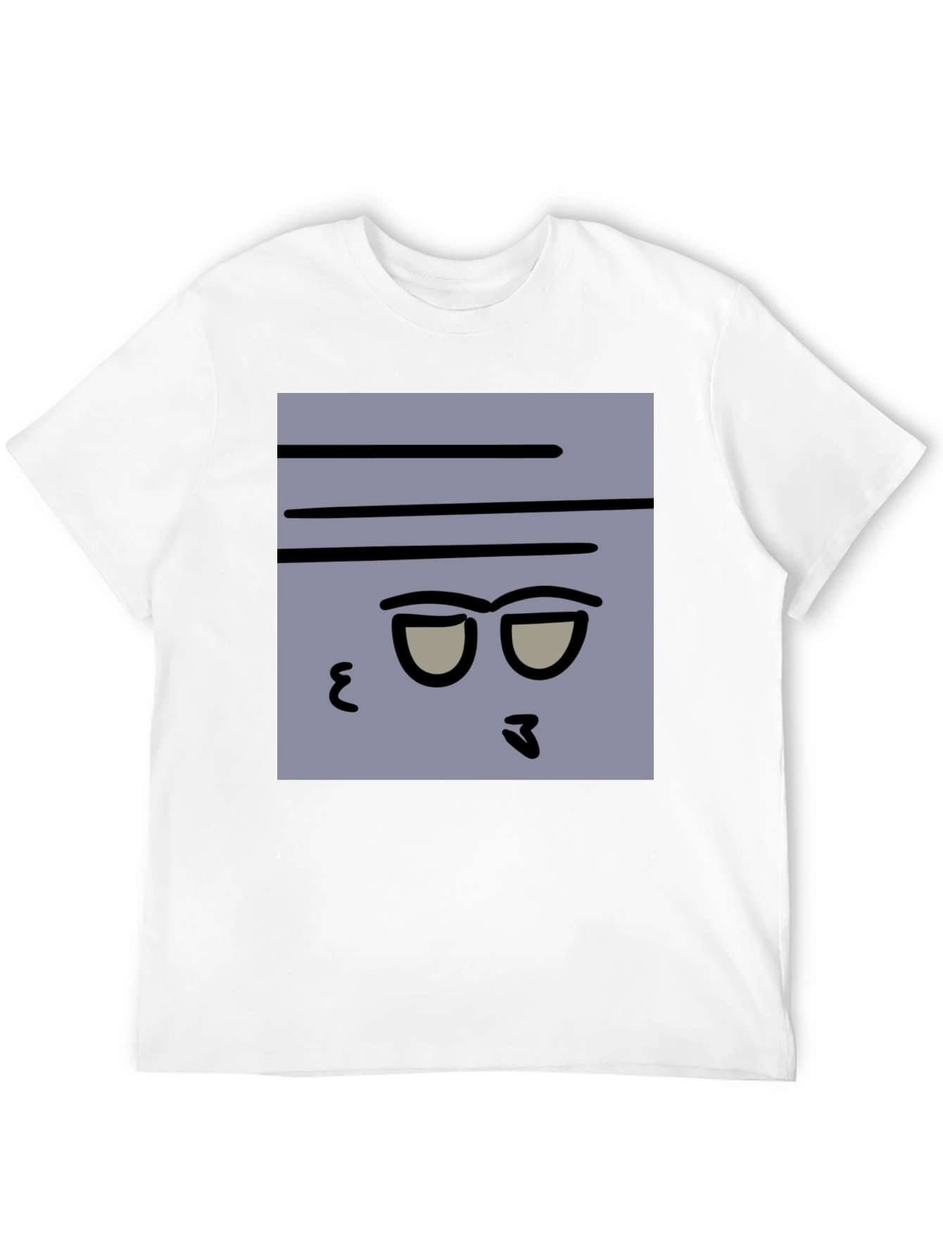 Funny Face Graphic Tee - Mens Black T-Shirt