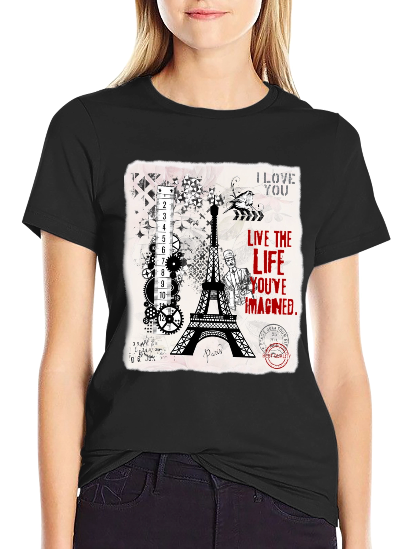 Paris Eiffel Tower Graphic T-Shirt