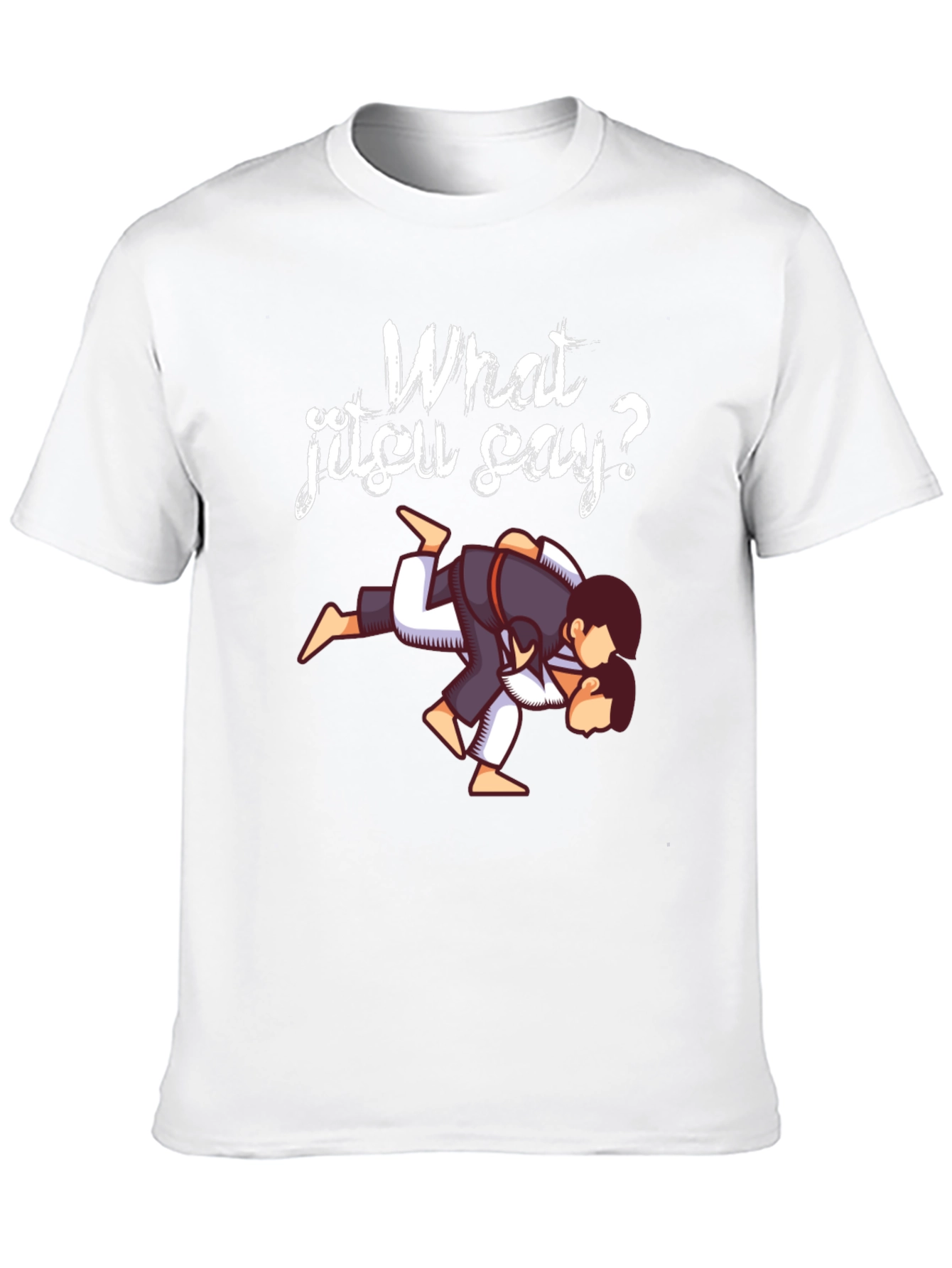 What Jitsu Say? Funny Jiu Jitsu Graphic T-Shirt