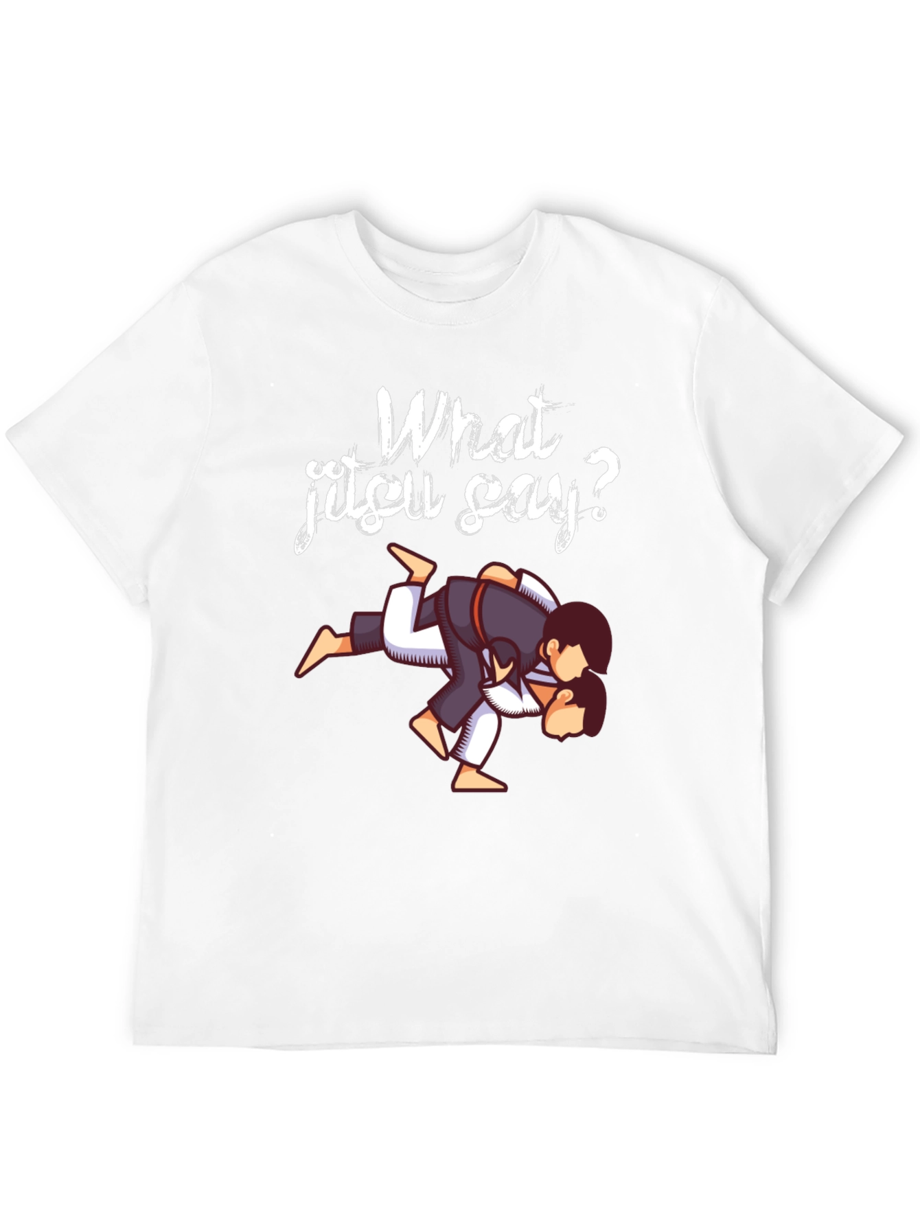 What Jitsu Say? Funny Jiu Jitsu Graphic T-Shirt