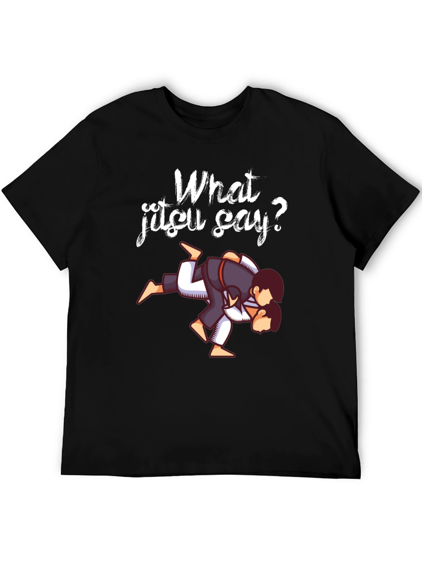 What Jitsu Say? Funny Jiu Jitsu Graphic T-Shirt