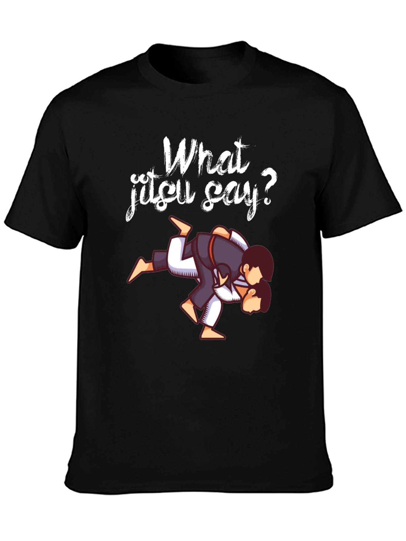 What Jitsu Say? Funny Jiu Jitsu Graphic T-Shirt