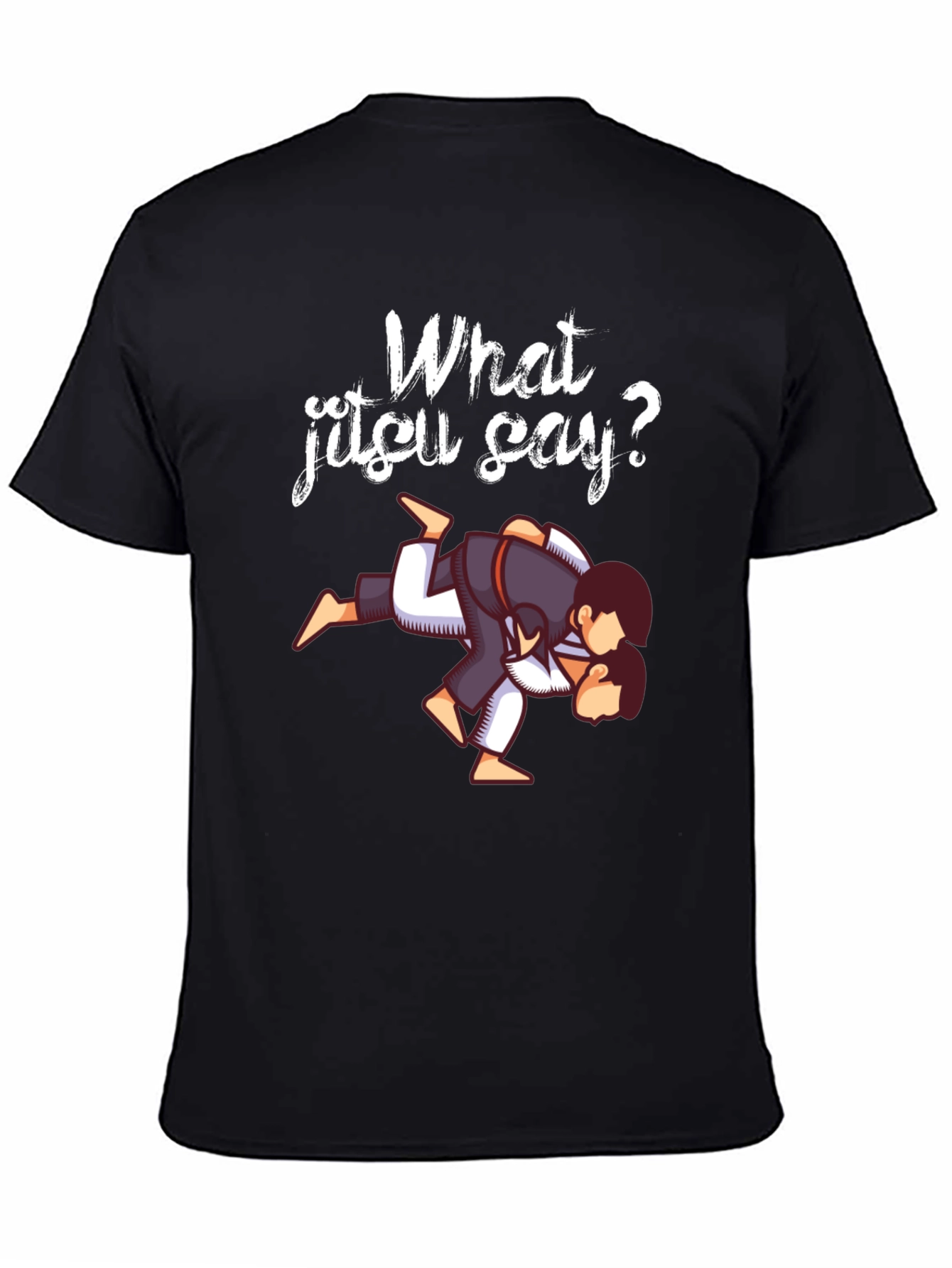 What Jitsu Say? Funny Jiu Jitsu Graphic T-Shirt