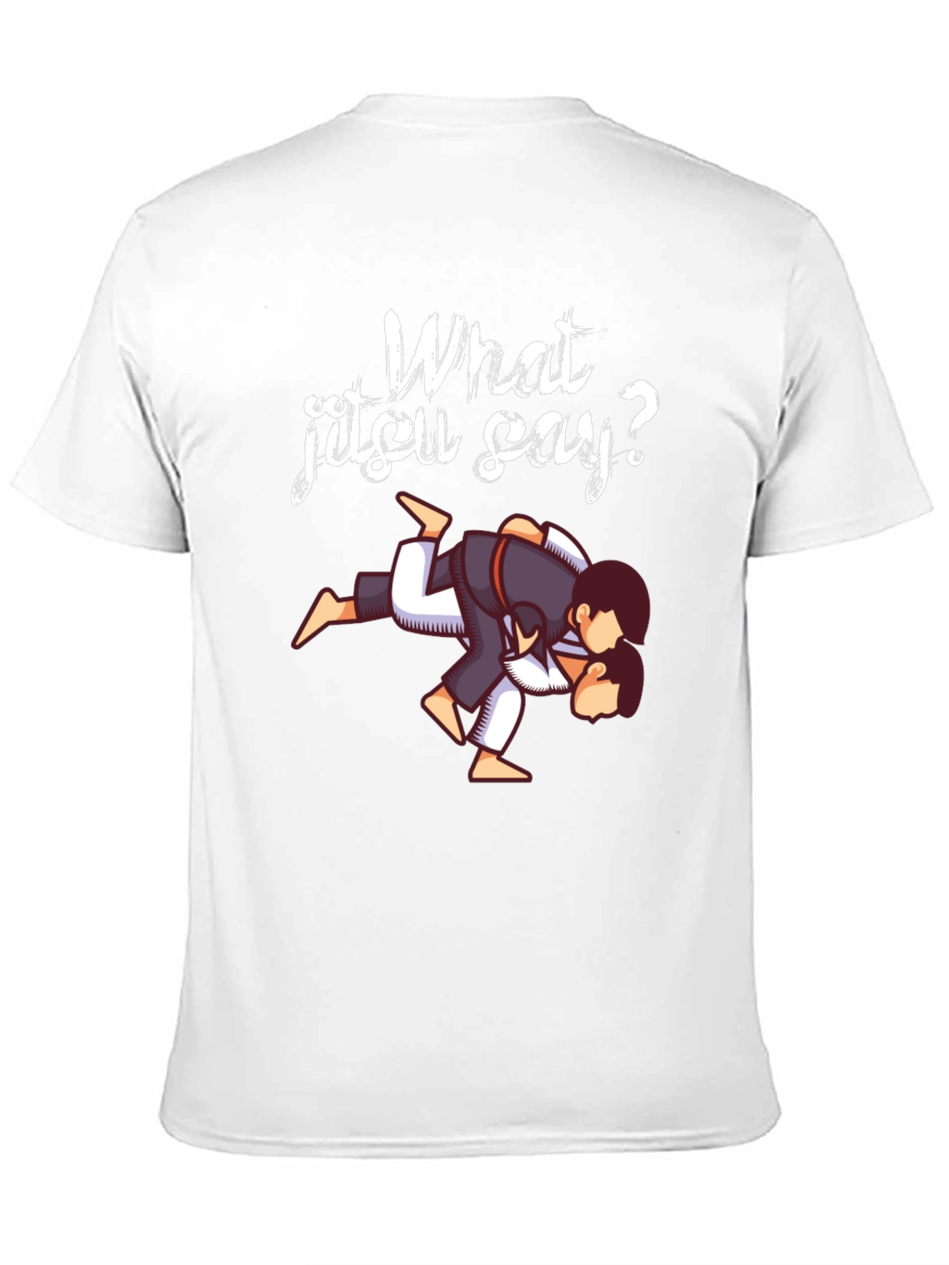 What Jitsu Say? Funny Jiu Jitsu Graphic T-Shirt