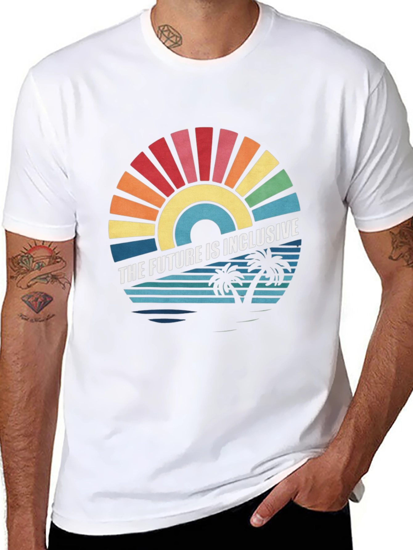 Inclusive Future Graphic Tee - Black Unisex T-Shirt