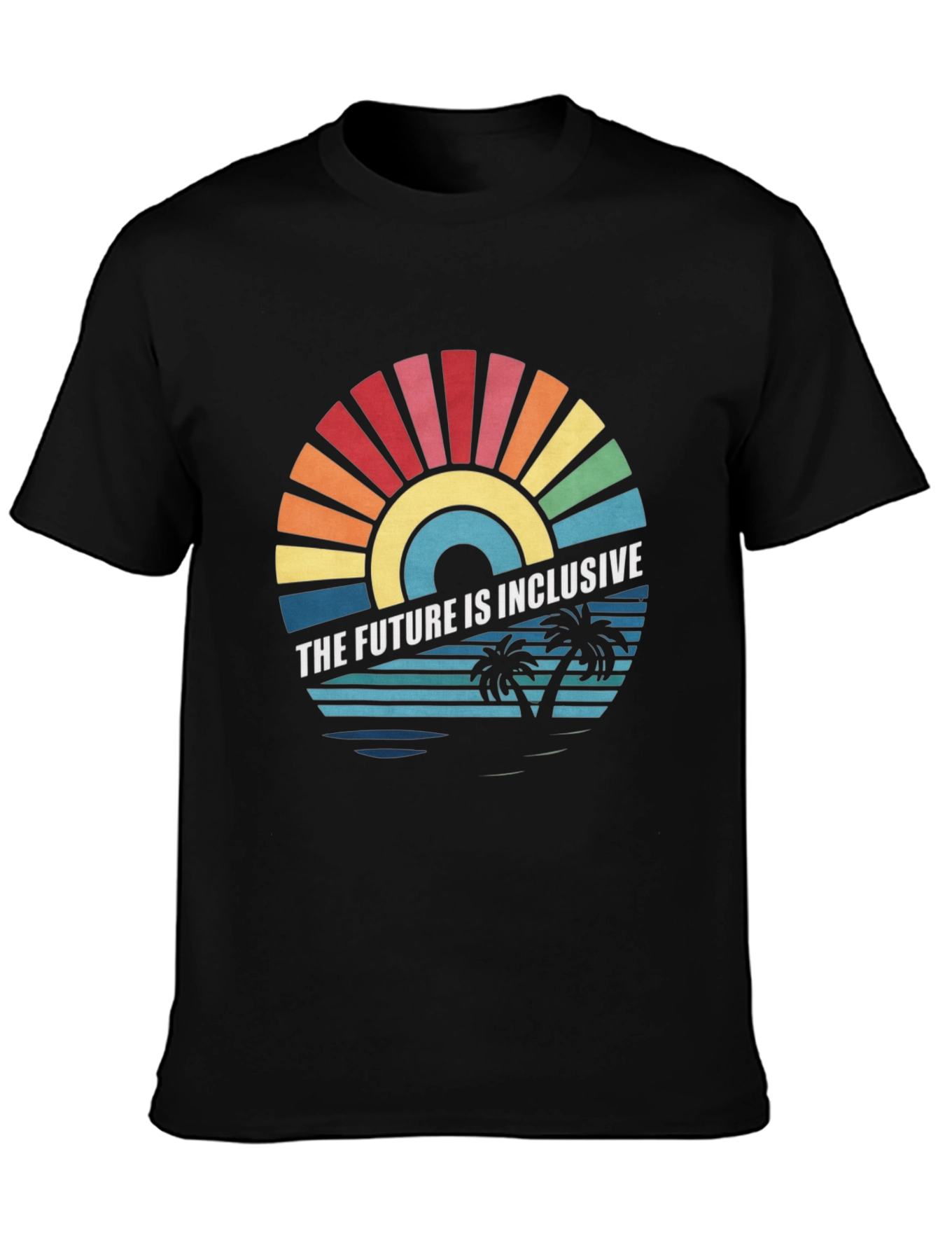 Inclusive Future Graphic Tee - Black Unisex T-Shirt