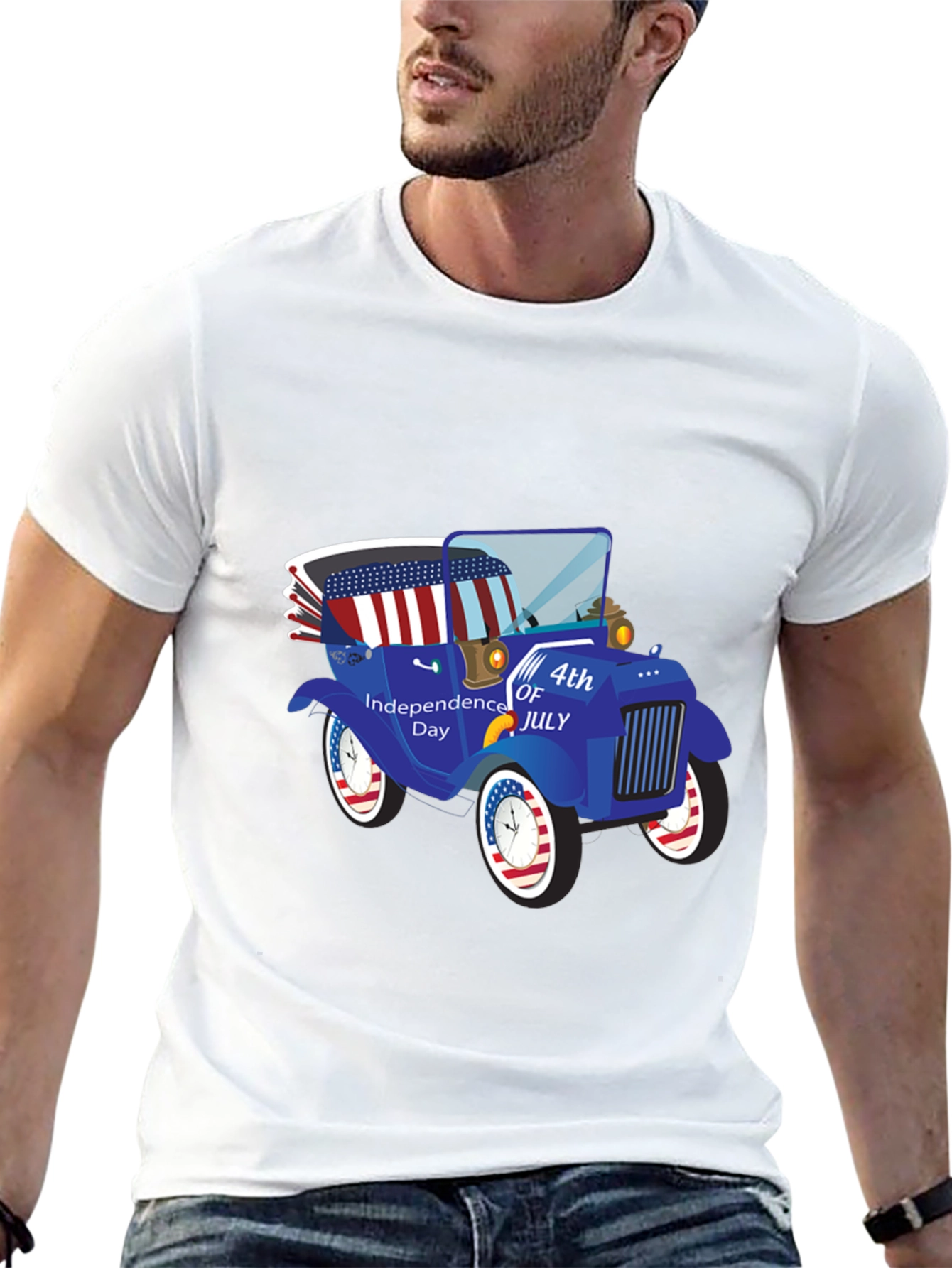 Independence Day Car T-Shirt