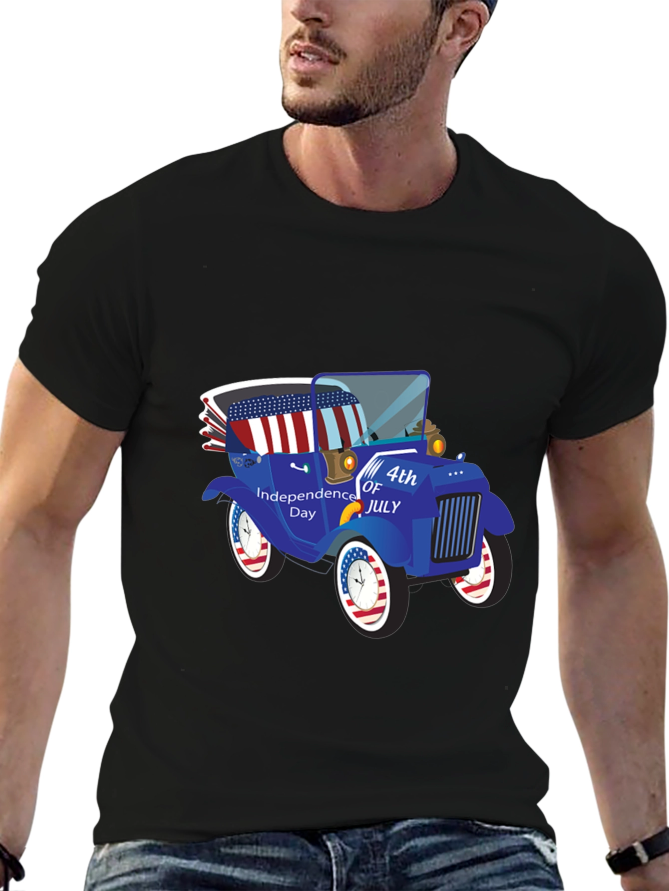 Independence Day Car T-Shirt