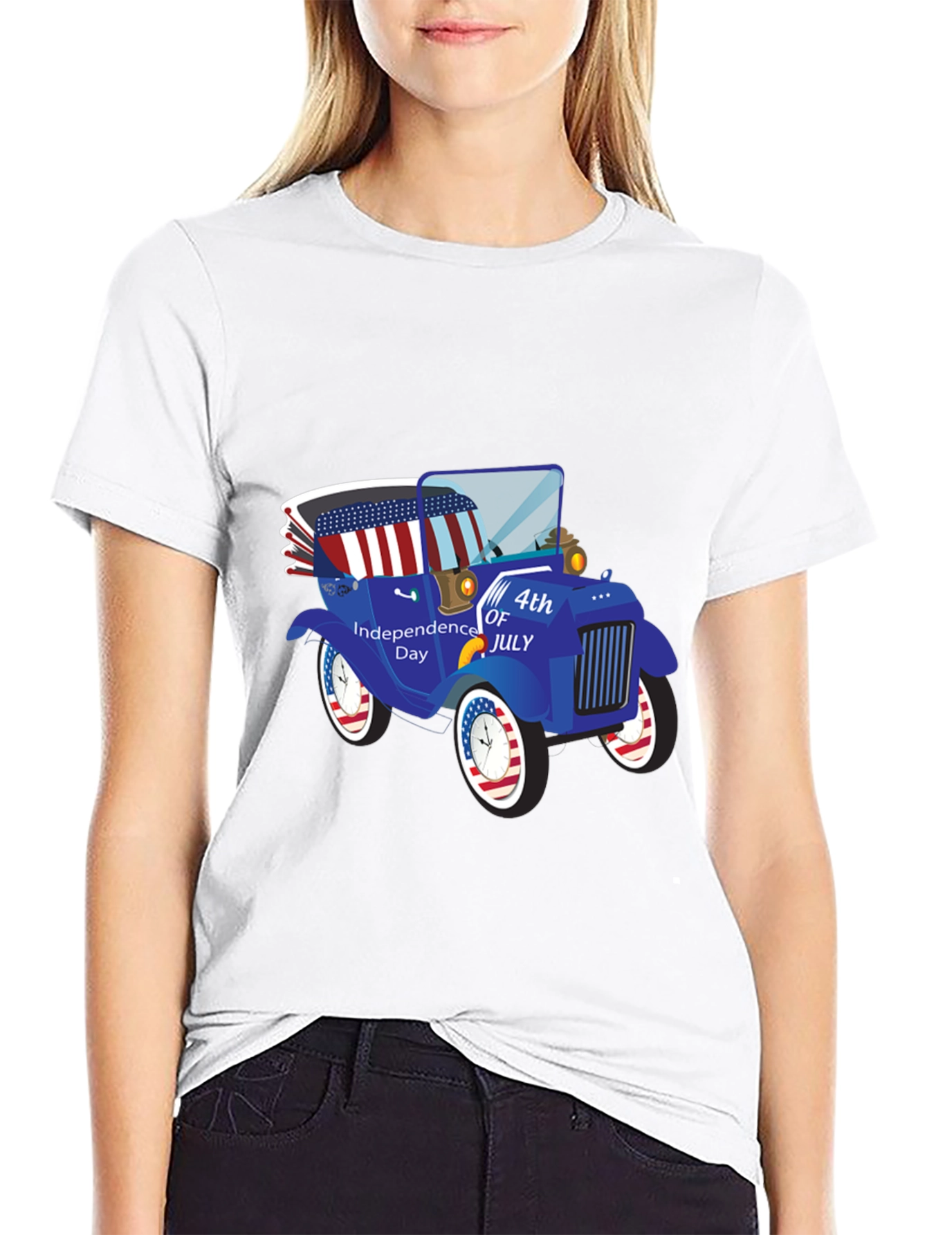 Independence Day Car T-Shirt