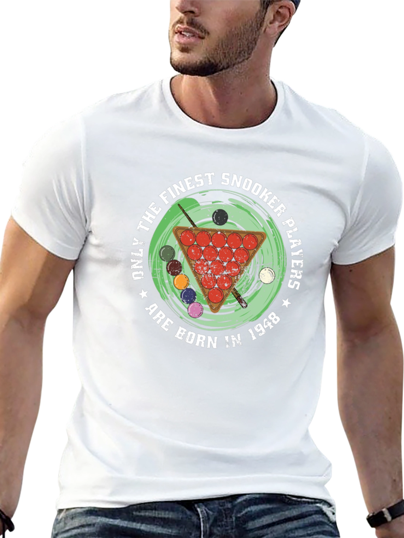 Finest Snooker Players Born in 1948 Graphic T-Shirt