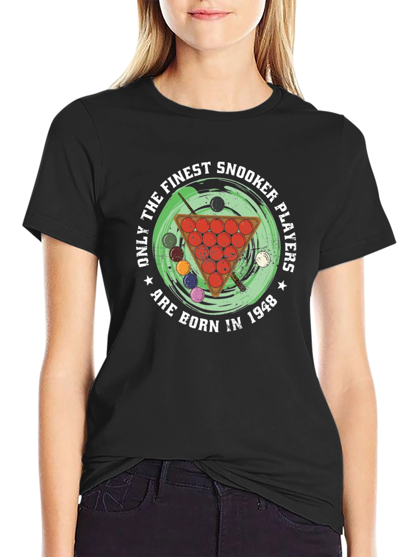 Finest Snooker Players Born in 1948 Graphic T-Shirt