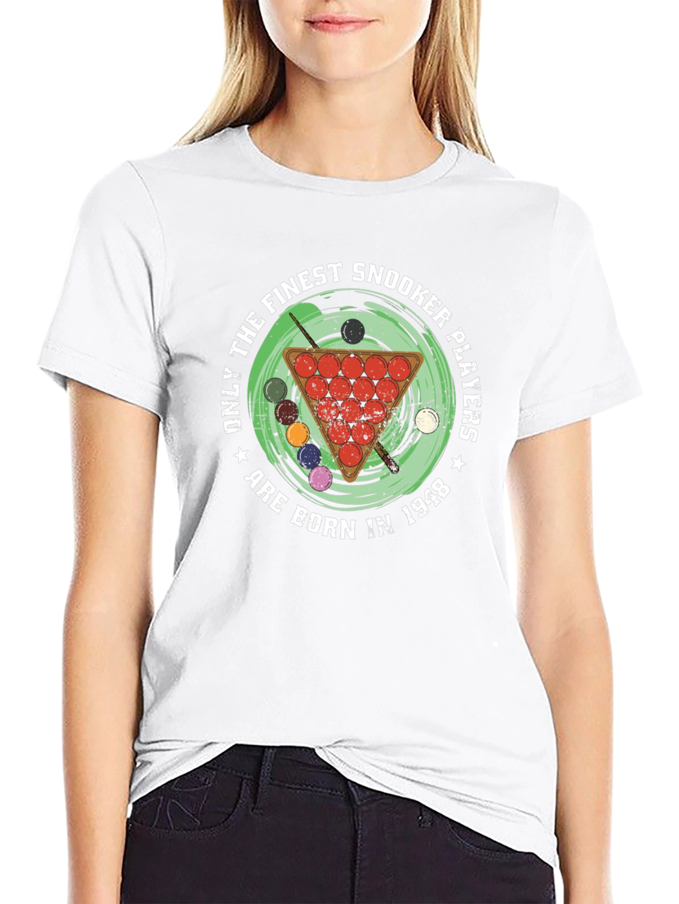 Finest Snooker Players Born in 1948 Graphic T-Shirt