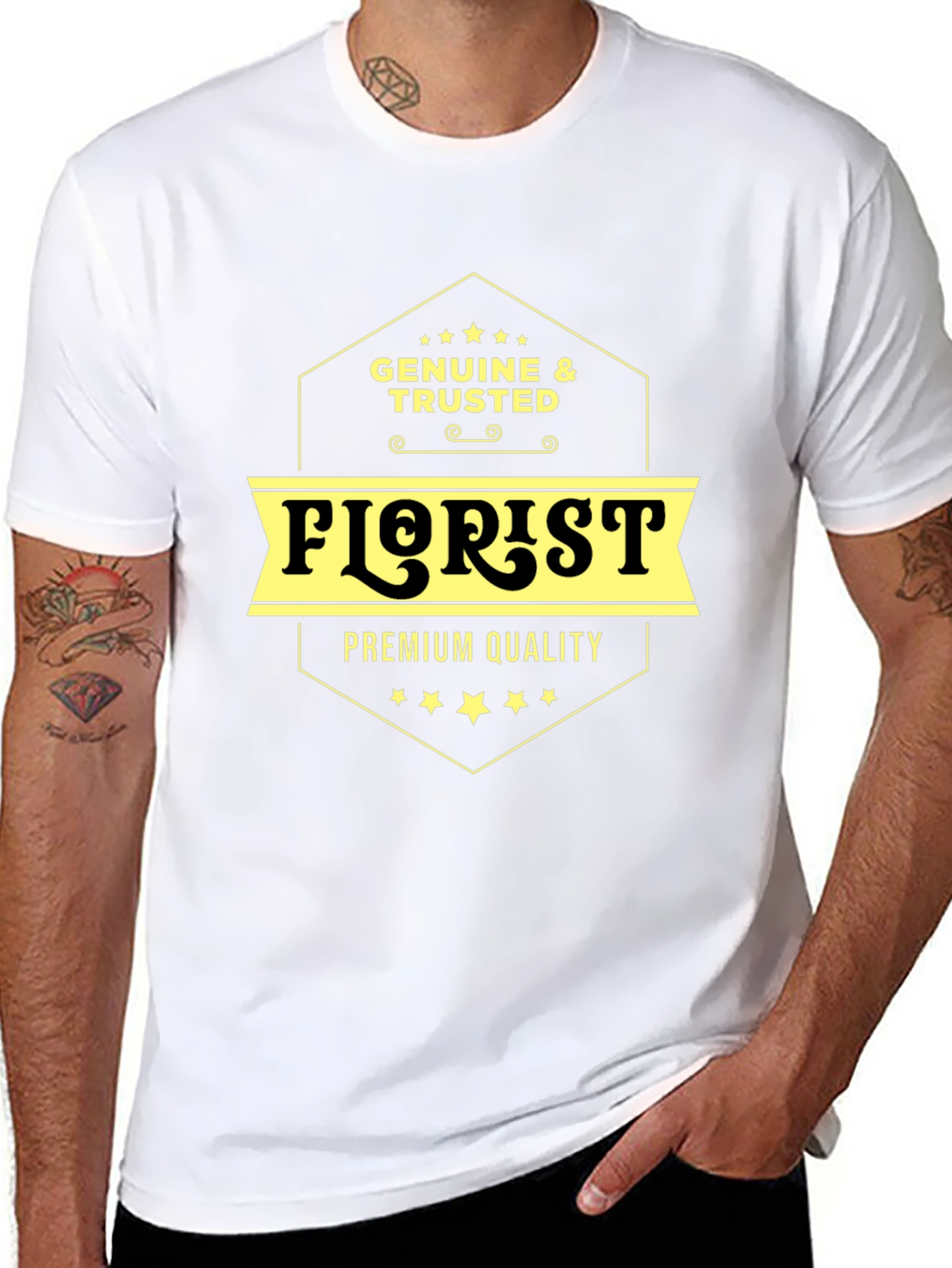 Genuine & Trusted Florist Premium Quality T-Shirt