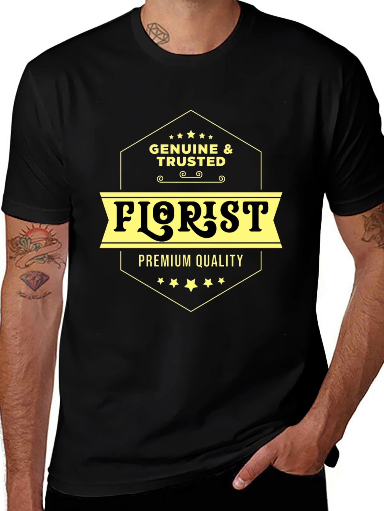 Genuine & Trusted Florist Premium Quality T-Shirt