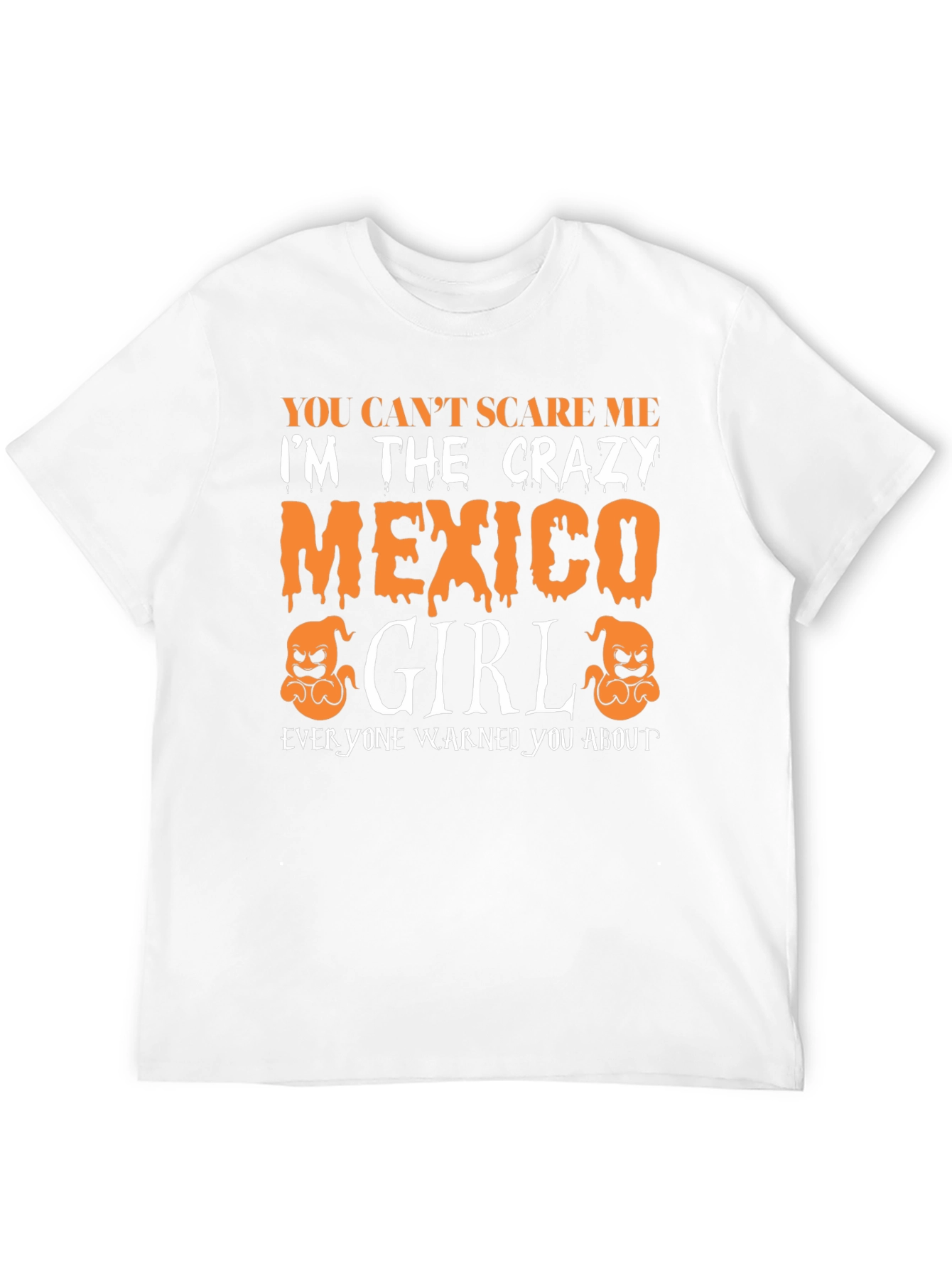 Crazy Mexico Girl Halloween T-Shirt