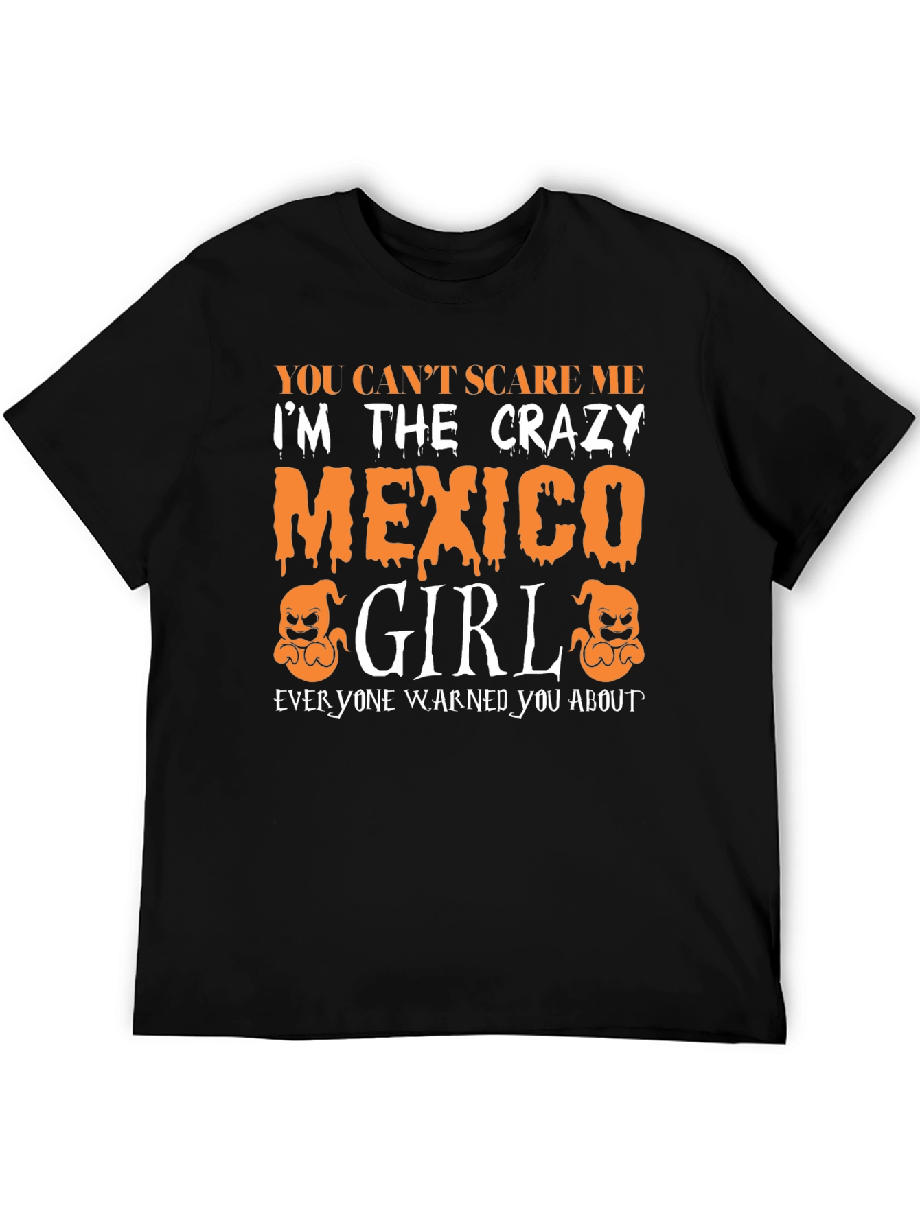 Crazy Mexico Girl Halloween T-Shirt