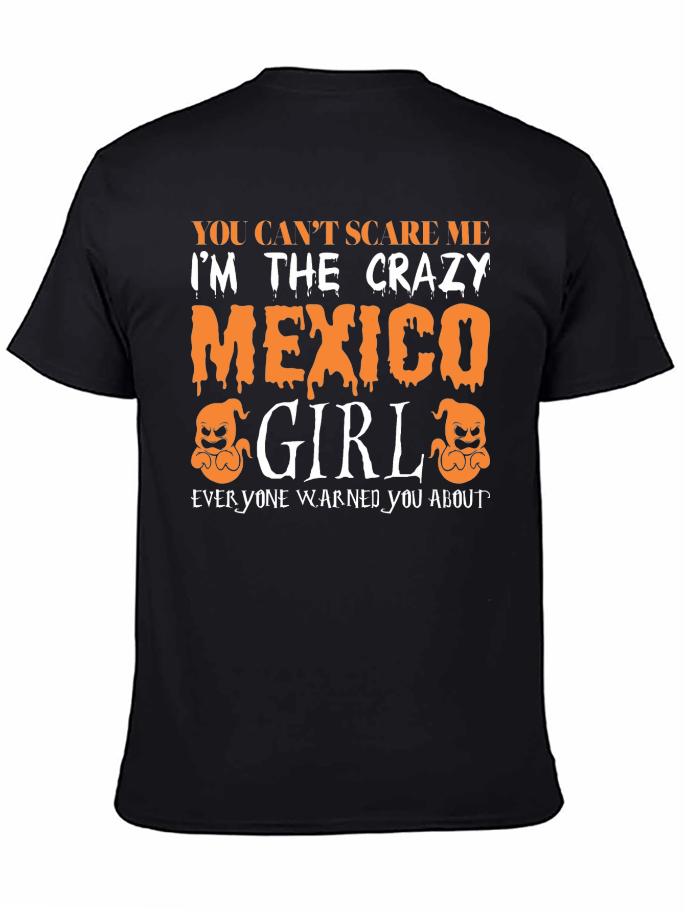 Crazy Mexico Girl Halloween T-Shirt