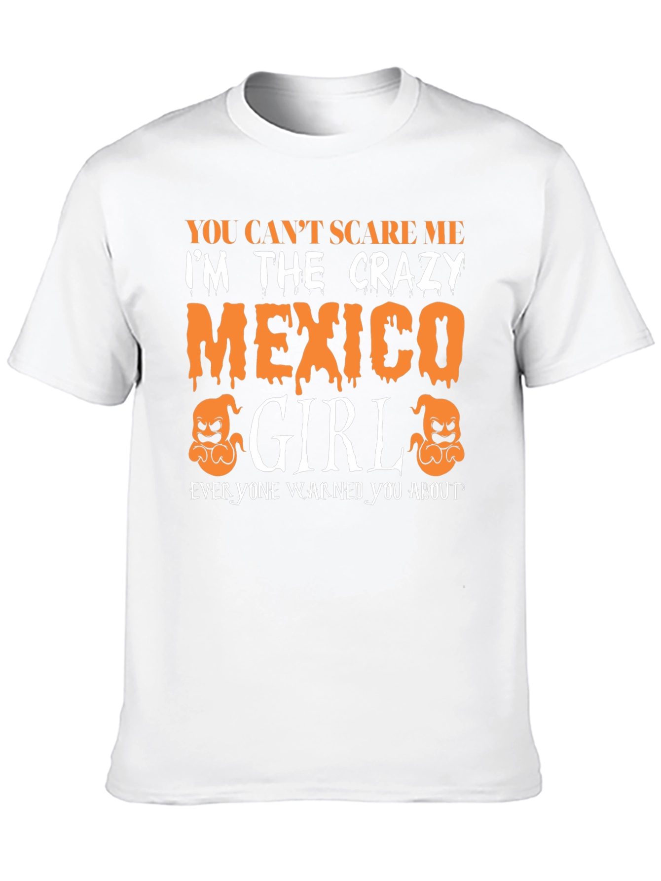 Crazy Mexico Girl Halloween T-Shirt