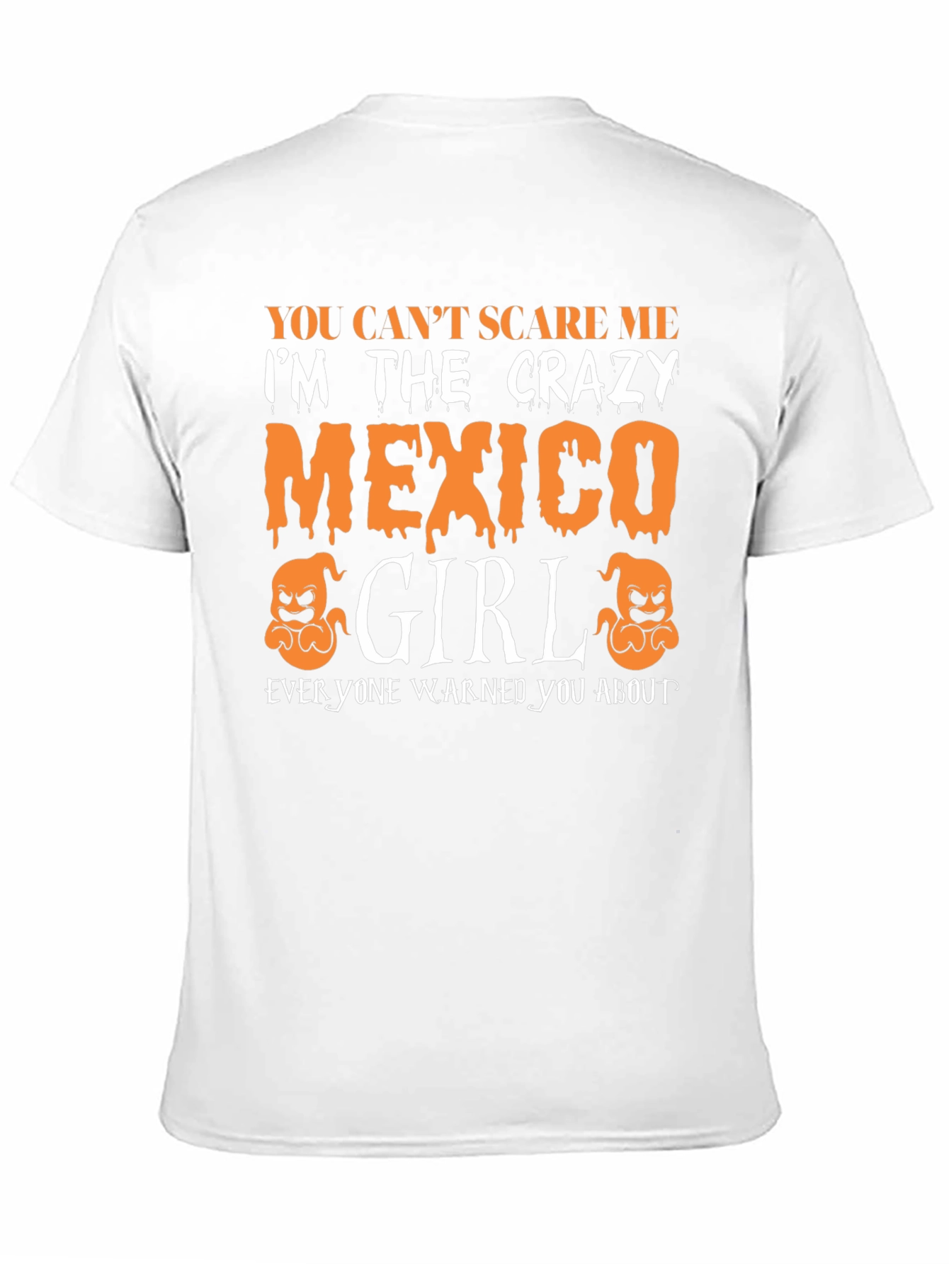 Crazy Mexico Girl Halloween T-Shirt